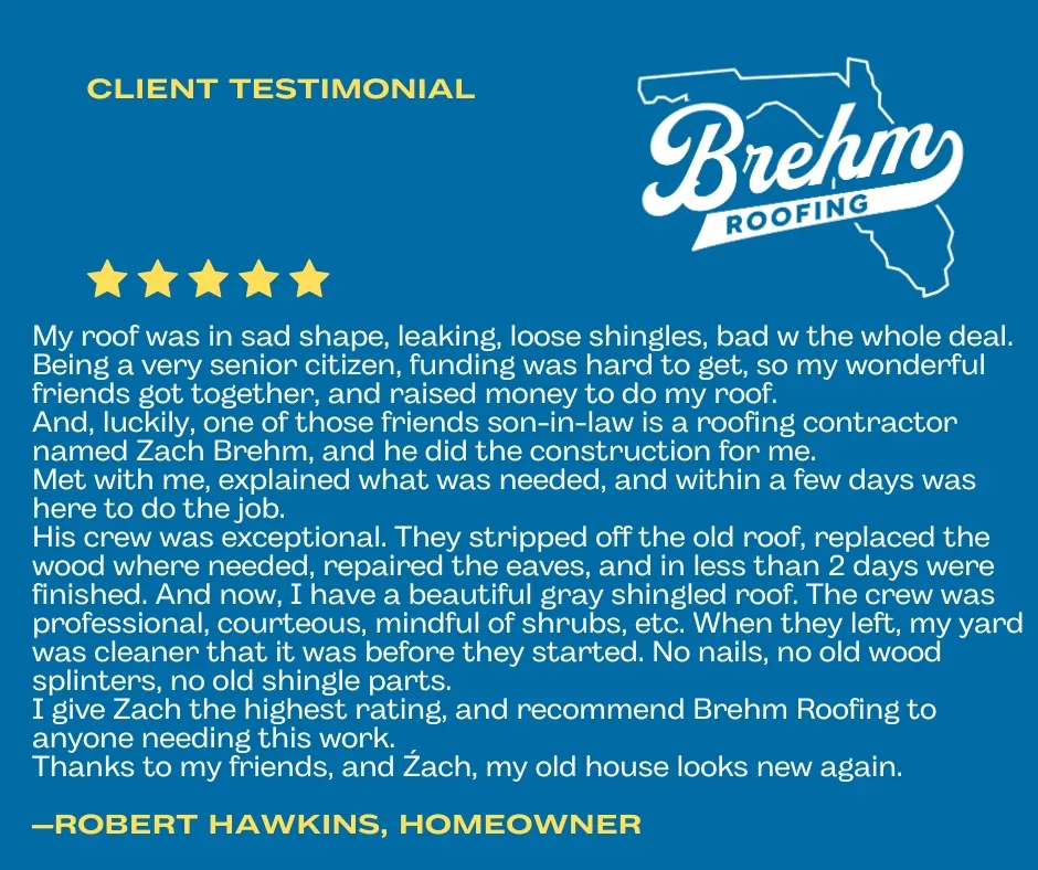 Customer Stories: Brehm Roofing's Impact in Revitalizing Gainesville Homes, Brehm Roofing