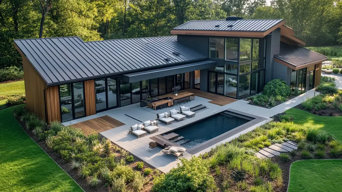 What are the 4 things to consider when designing a roof