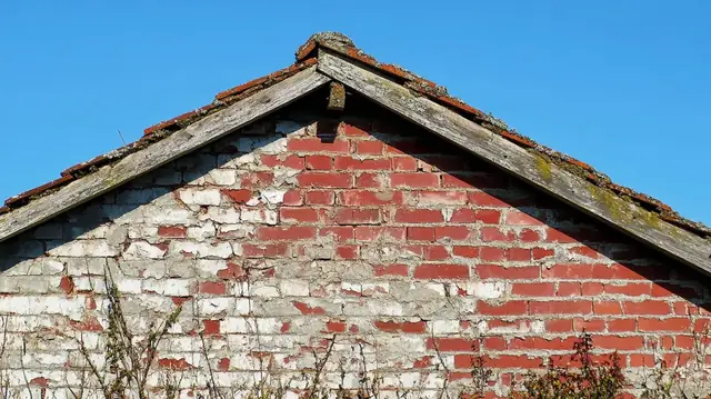 What is it called where a roof meets a wall