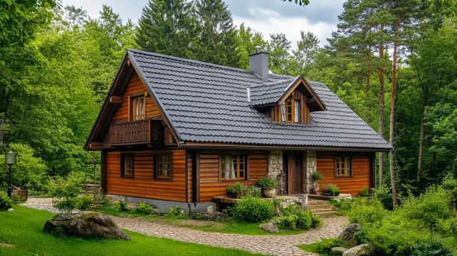 What is the wood under the roof called