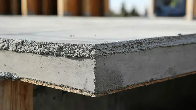 What is the cement on the edge of a roof called?