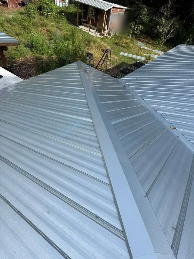 Tri County Metals 26g Galvalume 5V Roof Replacement in Micanopy, FL