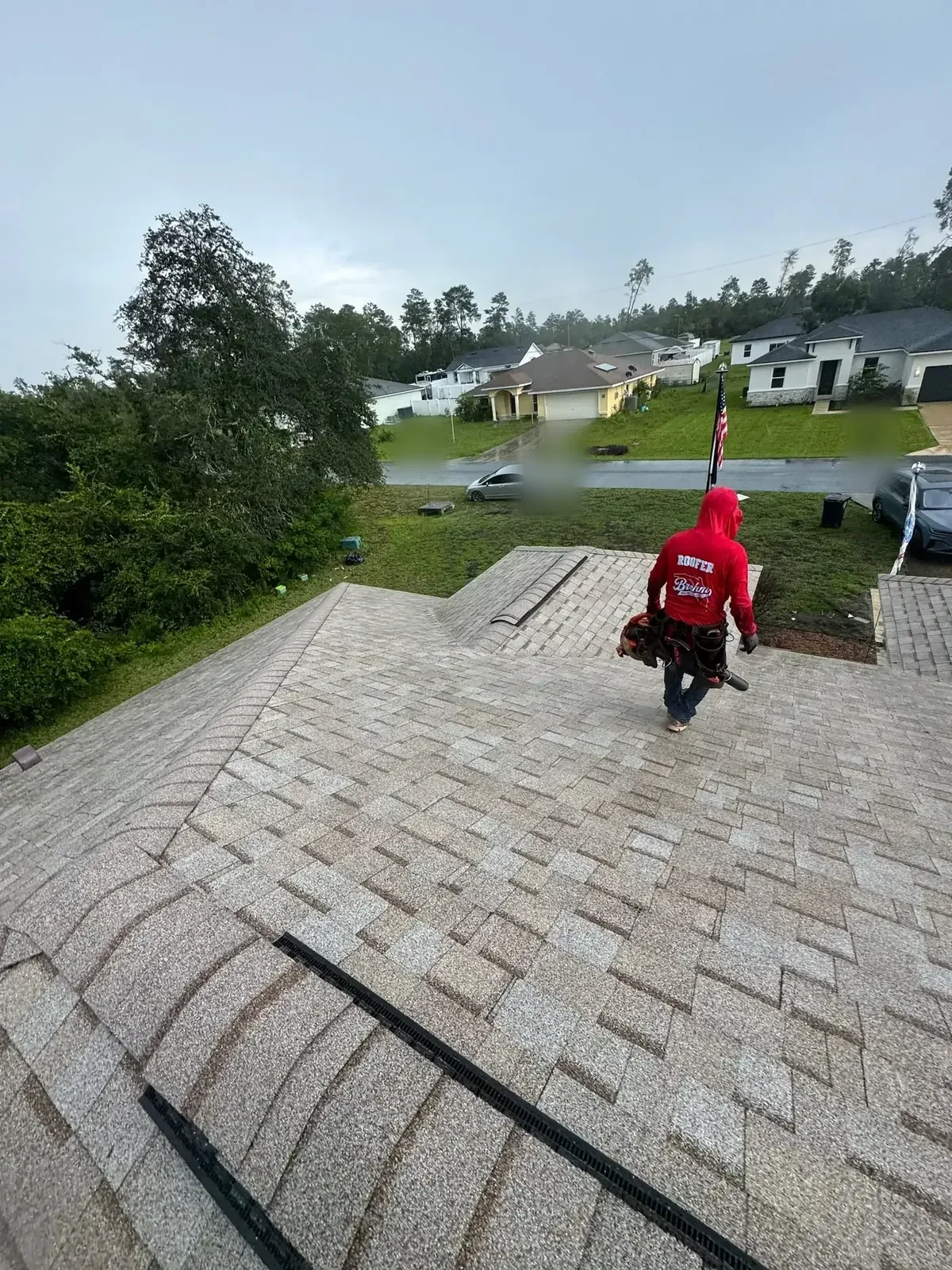Owens Corning Duration Amber Shingle Roof Replacement in Central Florida