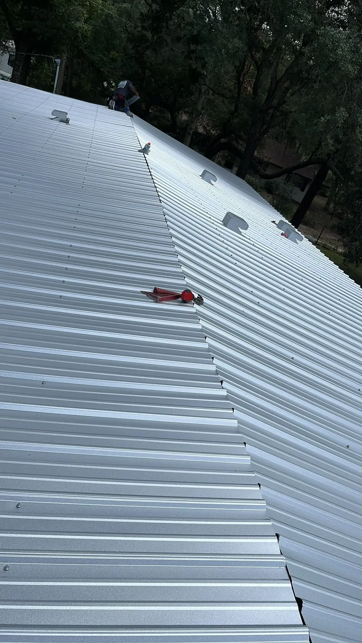 26g Ultra Rib Mill Finish Metal Roof Replacement in Mount Dora, FL