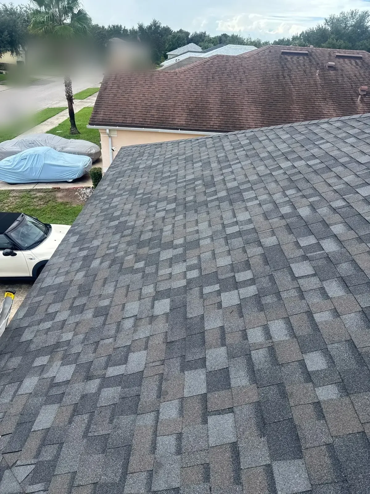 Mount Dora Williamsburg Gray finished field and new white drip edge